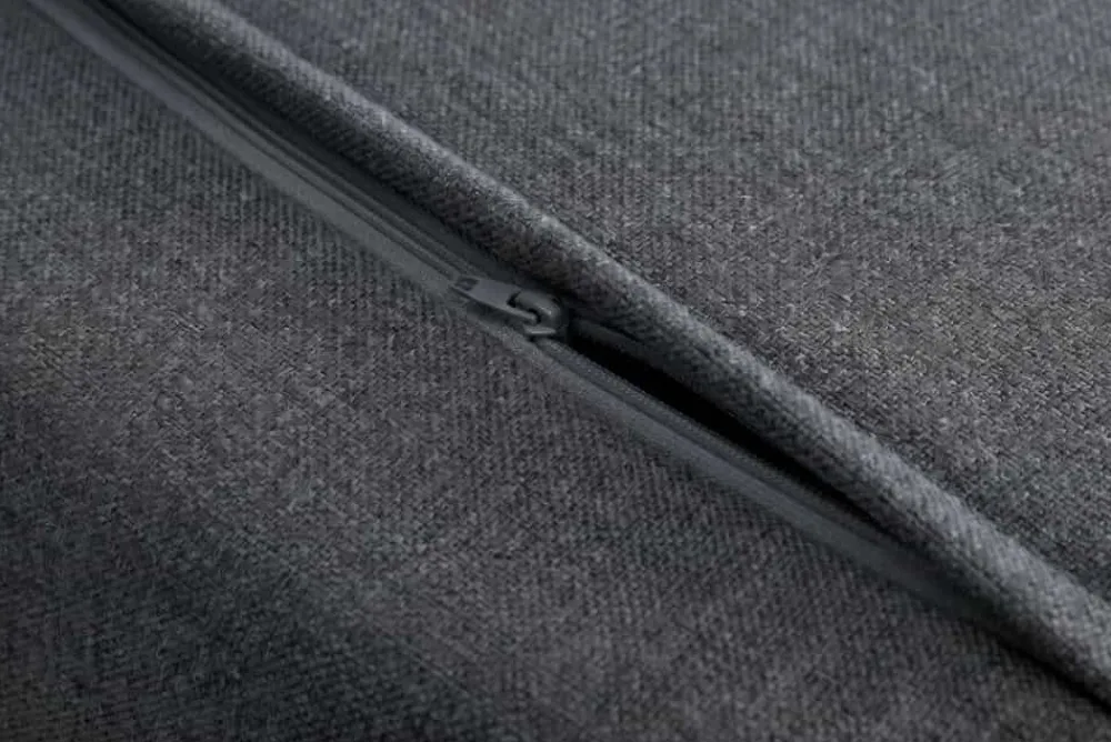 Riess-Ambiente Sessel|Retro Möbel > Schlafsessel SMART MULTIFUNCTION 100cm grau Vogue Seiden Samtstoff