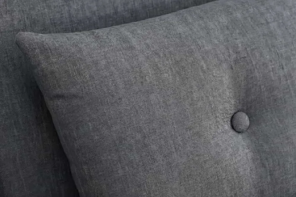 Riess-Ambiente Sessel|Retro Möbel > Schlafsessel SMART MULTIFUNCTION 100cm grau Vogue Seiden Samtstoff