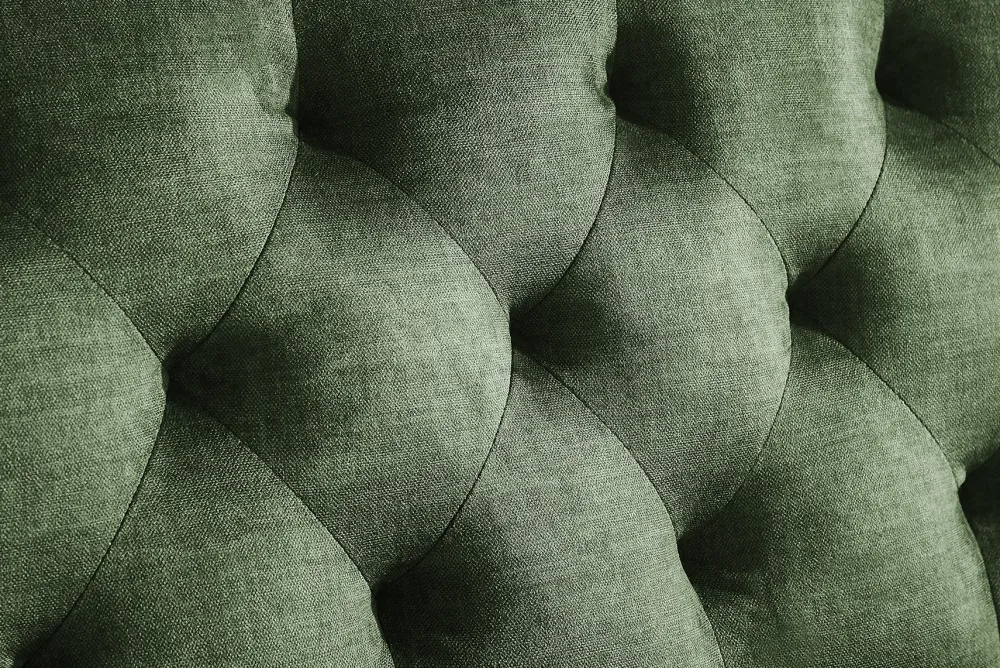 Riess-Ambiente Samt Möbel|3-Sitzer Sofa > Schlafsofa MAISON BELLE AFFAIRE 220cm moosgrün Vogue Seiden Samtstoff 3-Sitzer