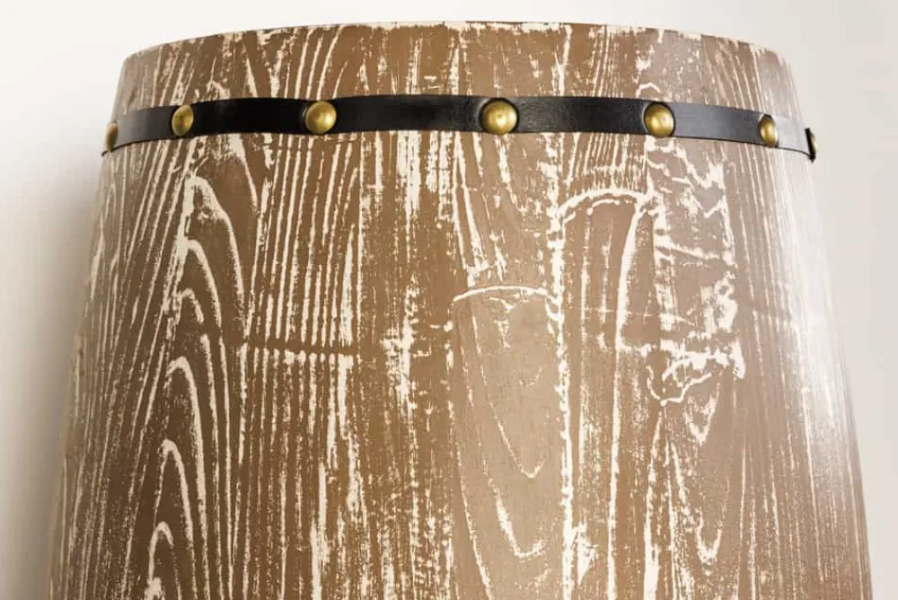 Riess-Ambiente Weinregale|Barschränke > Shabby Chic Weinregal BODEGA 100cm natur Pinie Weinfass für 24 Flaschen