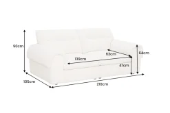 Riess-Ambiente 3-Sitzer Sofa ><noscript><img width=