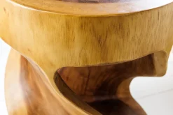 Riess-Ambiente Mehr...|Mehr... > Skulpturaler Beistelltisch ARTE 35cm natur Suarholz rund handmade in Bali Sitzhocker