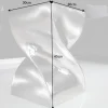 Riess-Ambiente Beistelltische > Skulp­tu­raler Beistelltisch TWIST 45cm silber Aluminium poliert Sitzhocker Modern Design