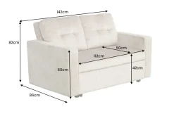 Riess-Ambiente 2-Sitzer Sofa|Skandinavisch ><noscript><img width=