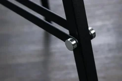 Riess-Ambiente Goldene Möbel|Industrial Loft > Stehlampe BIG STUDIO 170cm schwarz Blattgold-Optik Industrial Design