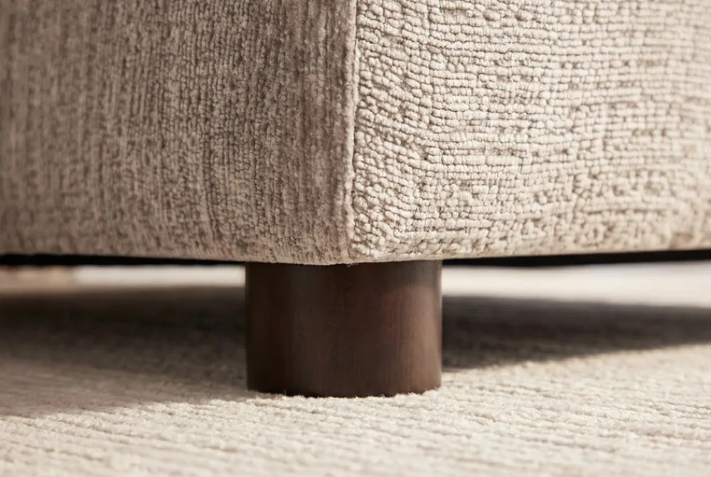 Riess-Ambiente 3-Sitzer Sofa > Stilvolles Big Sofa SOHO 260cm beige Chenille 4-Sitzer Couch mit Wellenunterfederung