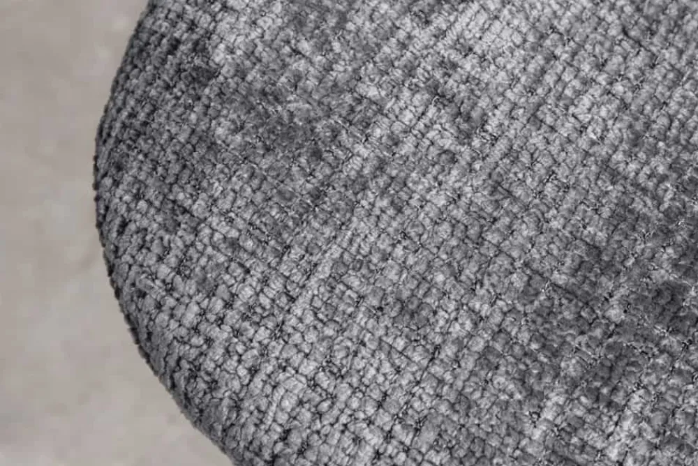 Riess-Ambiente Stühle > Stilvolles 2er-Set Stühle GLAMM grau Chenille Cremona schwarze Metallbeine