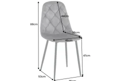 Riess-Ambiente Stühle|Samt Möbel ><noscript><img width=
