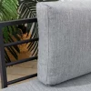 Riess-Ambiente Sitzbänke|Gartenbänke > Verstellbare Gartenlounge MODULAR MIAMI 230cm grau natur anthrazit Gartensofa oder Gartenliege