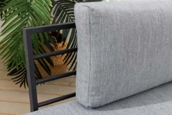 Riess-Ambiente Sitzbänke|Gartenbänke > Verstellbare Gartenlounge MODULAR MIAMI 230cm grau natur anthrazit Gartensofa oder Gartenliege