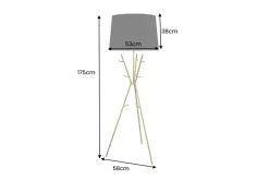 Riess-Ambiente Goldene Möbel|Stehleuchten ><noscript><img width=