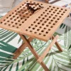 Riess-Ambiente Beistelltische|Mehr... > Wetterfester Beistelltisch EMPIRE TEAK 50cm Massivholz klappbar