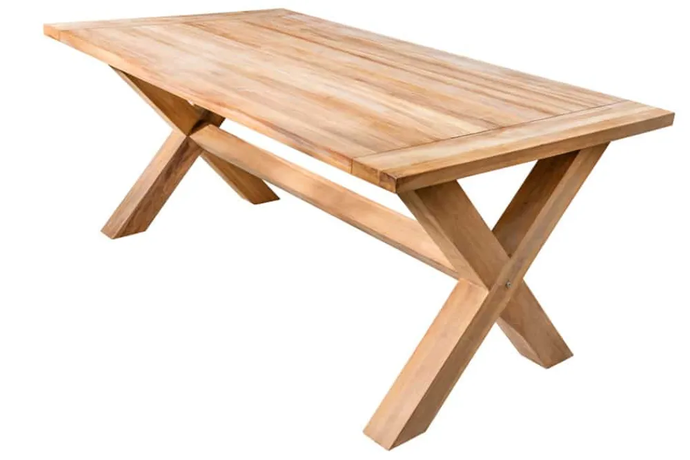 Riess-Ambiente Mehr...|Massivholz Gartenmöbel > Wetterfester Gartentisch EMPIRE TEAK 160cm natur Teakholz Massivholz Outdoor-Esstisch