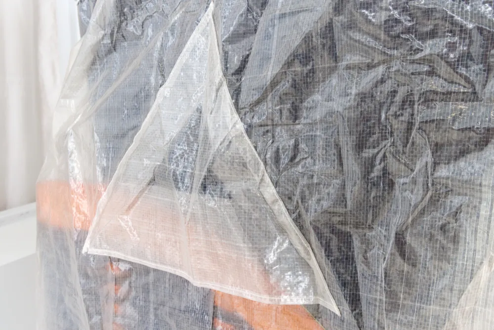 Riess-Ambiente Schutzhauben > Wetterfeste XXL Strandkorbhülle OSTSEE transparent mit Reißverschluss für 3-Sitzer