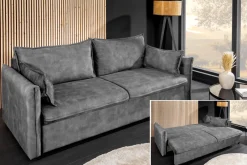 Riess-Ambiente Samt Möbel|Retro Möbel ><noscript><img width=