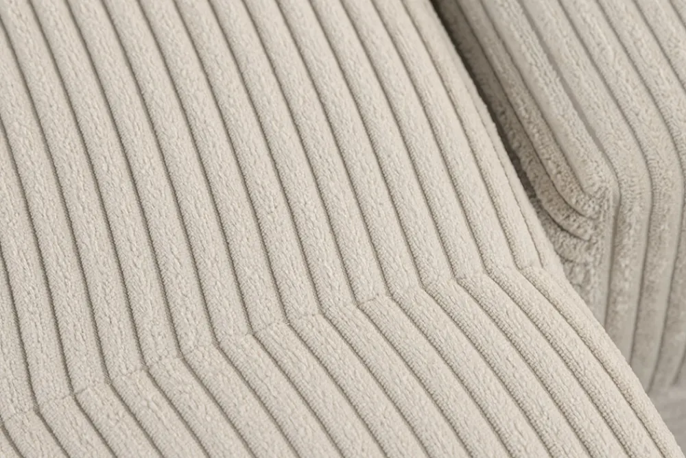 Riess-Ambiente Xxl Sofa > XXL Wohnlandschaft LODGE 315cm champagner beige Cord Sofa mit Schlaffunktion