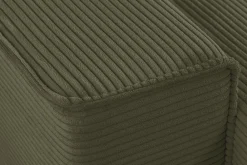 Riess-Ambiente Xxl Sofa > XXL Wohnlandschaft LODGE 315cm grün Cord Sofa mit Schlaffunktion und Stauraum